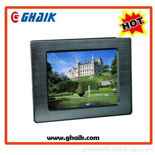 10.4" Industrail LCD Monitor with Aluminum Front Panel, Steel Chassis